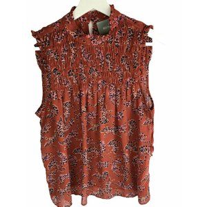 Anthropologie MAEVE Tank Sleeveless Tiger Size 4